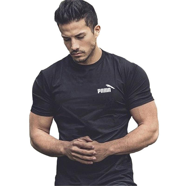 Gym t-shirt Mens Short Sleeve Running Shirts Quick Dry Compression t-shirt Fitness Tights Sport Shirt Men Gym Sportswear tops